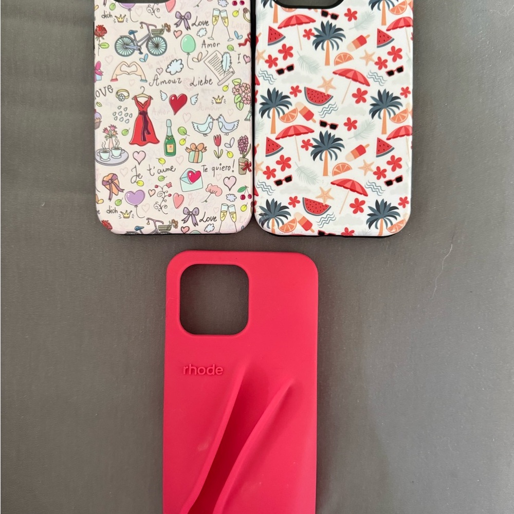 RHODE Vibrant Red Phone Case with Stand